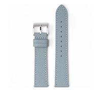 YKMYXZ Correa de reloj Correa de reloj de piel de becerro Correa de reloj de liberación rápida Correa de pulsera con patrón de palma hecha a mano(Grey Gy Line,22mm)