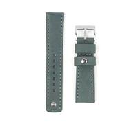 YKMYXZ Crazy Horse Correa de reloj Correa de reloj de cuero Correa de liberación rápida(Gray,22mm)