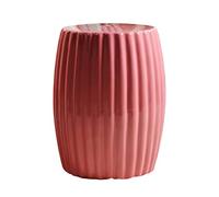 YKMYXZ Decoraciones for el hogar de Estilo Europeo, taburetes de tocador, taburetes de Tambor de cerámica con Flores de salón, taburetes de Secado de pabellones.(Pink)