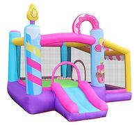 YKMYXZ, Entretenimiento Casa de rebote inflable Instalaciones de juego Castillo hinchable Sala de salto espaciosa Rápido y conveniente