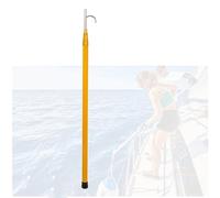 YKMYXZ, Equipo de Rescate de extensión Marina, Varilla telescópica de Fibra de Vidrio con Ganchos de Acero Inoxidable, Ganchos for atraque de embarcaciones.(Pack of 1,1.65 7.5M/5.4 24.6ft)