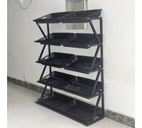YKMYXZ, Estante Comercial Grande de 5 Niveles for Bolsas de Papas Fritas, Expositor de refrigerios con 10 cestas