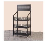 YKMYXZ, Estante de supermercado for Aperitivos, Dulces, Patatas Fritas, con Cesta de Almacenamiento, 3, 4 o 5 estantes(106x50cm/41.7x15.7in)