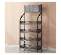 YKMYXZ, Estantería de 4 y 5 niveles for snacks de supermercado, expositores for tiendas minoristas, organizador de snacks comercial for el hogar, tiendas de conveniencia y cocina.(Black 140,60x27cm/23