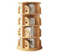 YKMYXZ Estantería giratoria Creativa de Varios Niveles for el hogar con Solapa anticaída, Ahorra Espacio, Almacenamiento práctico, Adecuada for Sala Estar, Escuela y Oficina(135 * 52cm)