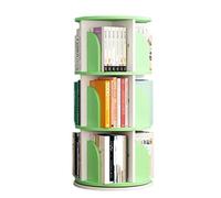 YKMYXZ Estantería giratoria de MDF, estantería Esquina pie, Estante Almacenamiento for Libros, revistas, CD y Fotos(Green,50.5 * 97cm)