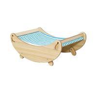YKMYXZ estantes para Gatos, Cama Columpio for Gatos de Interior, Hamaca Suelo for, estantes Seguridad for, Asiento for montado en la Ventana Que Ahorra Espacio for Grandes(4)