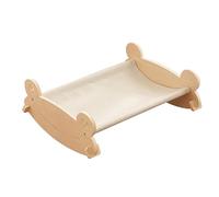 YKMYXZ estantes para Gatos, Cama cómoda y Transpirable for Mascotas. Admite Gatos o Perros pequeños medianos. Construcción de Madera. Juguete for(Beige)