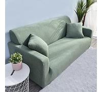 YKMYXZ， Funda de sofá de 2 plazas Verde Salvia, Suave, de Elastano, for Mascotas, Moderna, elástica, Universal y Ajustable.(2 Seater(145 185cm))