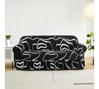 YKMYXZ, Funda de sofá elástica con Tejido de Licra Antideslizante for sofá de 1 a 4 plazas, diseño de Falda Elegante.(F,4 Seater/92 118in)