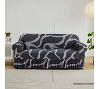 YKMYXZ, Funda de sofá elástica con Tejido de Licra Antideslizante for sofá de 1 a 4 plazas, diseño de Falda Elegante.(H,3 Seater/75 90in)