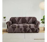 YKMYXZ, Funda de sofá elástica con Tejido de Licra Antideslizante for sofá de 1 a 4 plazas, diseño de Falda Elegante.(D,2 Seater/57 72in)