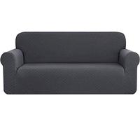 YKMYXZ, Funda de sofá Rhombus de poliéster y Elastano, Color Crema y Blanco, for 3 plazas, Elegante decoración de habitación.(Grey,3 Seater/Sofa)