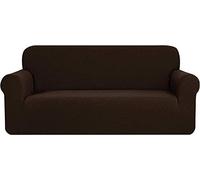 YKMYXZ, Funda de sofá Rhombus de poliéster y Elastano, Color Crema y Blanco, for 3 plazas, Elegante decoración de habitación.(Brown,3 Seater/Sofa)