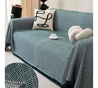 YKMYXZ， Fundas de sofá Grandes for sofás seccionales de 1, 2, 3 y 4 plazas con Protector de Muebles en Forma de L(Dark Green,180x380cm)