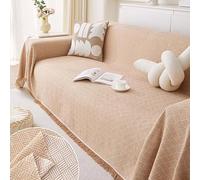 YKMYXZ， Fundas de sofá Grandes for sofás seccionales de 1, 2, 3 y 4 plazas con Protector de Muebles en Forma de L(Khaki,180x180cm)
