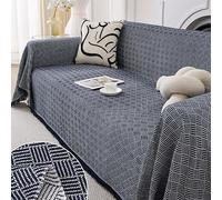 YKMYXZ， Fundas de sofá Grandes for sofás seccionales de 1, 2, 3 y 4 plazas con Protector de Muebles en Forma de L(Blue,180x420cm)