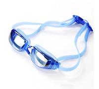 YKMYXZ gafas antivaho, Gafas de natación negras con tapón for los oídos, profesionales, silicona, for adultos, antivaho, for piscina, for hombres y mujeres(Blue)