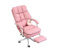 YKMYXZ, Gamichair, Sillas de computadora de PU, Silla giratoria de Oficina, Respaldo Alto, Ajuste de Altura, Silla de Escritorio for PC, Sillas de Escritorio/Rosa(Pink)