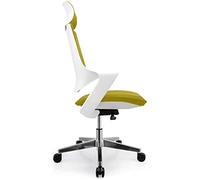 YKMYXZ, Gamichair, Zero Chair, Silla de Oficina con Respaldo Alto for Juegos, Soporte Lumbar Ajustable/Blanco Rojo(White Green)