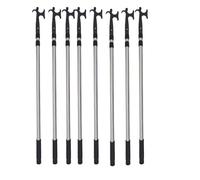 YKMYXZ, Ganchos for atraque de Barcos con Postes telescópicos, Varillas Ajustables portátiles for Garaje, Interior, Caravana, camión(Set of 8)