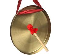 YKMYXZ, Gong de dragón chino sobre pedestal - Gongs for celebrar festivales - Madera y decoración(1,20cm)