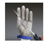 YKMYXZ Guantes anticorte de acero inoxidable, resistentes a cortes, con 9 niveles protección, antideslizantes y fáciles limpiar(1pcs/l)