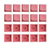 YKMYXZ, Juego de 20 Teclas de Color 1U, Resistentes a Manchas y Huellas Dactilares, Que mejoran la Escritura en teclados mecánicos.(Pink)