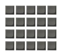 YKMYXZ, Juego de 20 Teclas de Color 1U, Resistentes a Manchas y Huellas Dactilares, Que mejoran la Escritura en teclados mecánicos.(Grey)