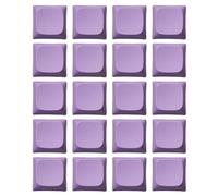 YKMYXZ, Juego de 20 Teclas de Color 1U, Resistentes a Manchas y Huellas Dactilares, Que mejoran la Escritura en teclados mecánicos.(Purple)
