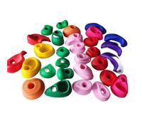 YKMYXZ Juego de 30 Piezas Madera for Pared Juegos Infantiles, con Agarre for Manos y pies, for Interior Exterior, Soporte for Marco