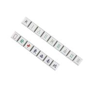 YKMYXZ, Juego de Teclas con temática de Mahjong, Resistentes a la decoloración, for teclados mecánicos MX, entusiastas y Aficionados.