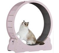 YKMYXZ, Juguete Deportivo for Bajar de Peso y Fitness for Gatos, Cinta de Correr silenciosa con Bloqueo de Seguridad, for aliviar la Falta de Ejercicio en Gatos de Interior.(Pink,M)