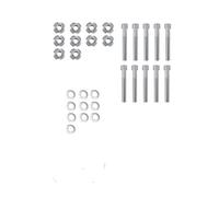 YKMYXZ Kit de Agarre for Pared Escalada en Roca, Madera, for Juegos Infantiles, Deportes, Manos y pies, for Soporte Marco(Sliver 10pcs)