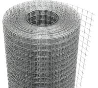 YKMYXZ, Malla metálica de Acero Inoxidable 304, 40 x 40 mm, Aberturas cuadradas, Red de Alambre for gallinero, cercado for Aves de Corral, Rollo de Cerca for jardín, fácil de Cortar(1x5m)