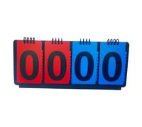 YKMYXZ Marcador Giratorio, Tablero de puntuación, Aletas Mesa for Pelota Tenis, fútbol, Baloncesto, bádminton(4 Digits)