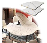 YKMYXZ, Mesa de Comedor Redonda, Solo Tablero, fácil de Guardar, de Madera, 120, 130, 140, 150, 160, 170, 180 y 200 cm(180 cm (70 Inch))