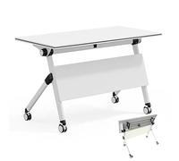 YKMYXZ Mesa de Oficina, Mesa de reuniones for seminarios con Ruedas, cómoda y rápida, Adecuada for oficinas y mesas de reuniones(120x40x75cm)