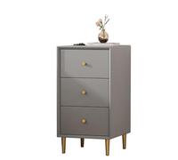 YKMYXZ mesilla de Noche, Mesa Auxiliar Minimalista y práctica for Dormitorio, cómoda de Granja for Dormitorio, Juego de Muebles con Soporte for Cama, Mesa Auxiliar Alta(Grey,35x35x60cm)
