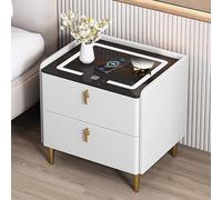 YKMYXZ mesilla de Noche, Mesita de Noche for Dormitorio, mesitas de Noche Modernas, minitocador, Muebles, mesas auxiliares for Sala de Estar, Dormitorio Universitario(B,45x40x50cm)