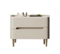 YKMYXZ mesilla de Noche， Mesita de Noche pequeña, Mueble Organizador de Almacenamiento, Mini cómoda, mesita de Noche, cómoda for Dormitorio, Sala de Estar, Dormitorio, Granja(White,50x40x48cm)