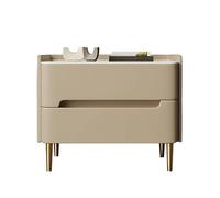 YKMYXZ mesilla de Noche, Mesita de Noche pequeña, Mueble Organizador de Almacenamiento, Mini cómoda, mesita de Noche, cómoda for Dormitorio, Sala de Estar, Dormitorio, Granja(Light Brown,50x40x48cm)