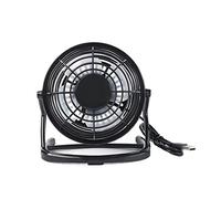 YKMYXZ Mini ventilador de escritorio USB, ventilador de refrigeración con soporte inclinable ajustable, ventilador pequeño eléctrico ultrasilencioso for mesa de oficina y escritorio(Black)