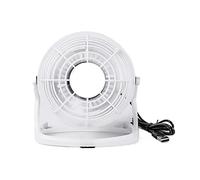 YKMYXZ Mini ventilador de escritorio USB, ventilador de refrigeración con soporte inclinable ajustable, ventilador pequeño eléctrico ultrasilencioso for mesa de oficina y escritorio(White)