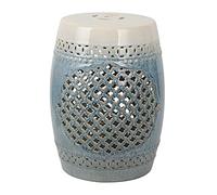 YKMYXZ Nuevos Adornos de cerámica Chinos, taburetes de Tambor Huecos de cerámica, Solo los taburetes de Flor de Ciruelo Vienen con una Fragancia Oscura.(Blue)