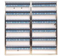 YKMYXZ, Organizador de Llaves for el hogar, Gran Capacidad for 180 Llaves, Caja de Seguridad de aleación de Aluminio for Montar en la Pared, Ideal for hoteles.