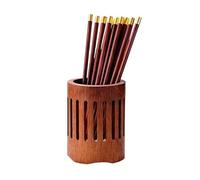 YKMYXZ, Organizador de utensilios redondo, soporte for utensilios hueco vintage, escurridor de cubiertos con base de acero inoxidable, bloque de cuchillos