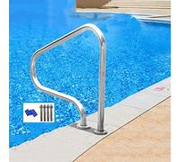 YKMYXZ, Pasamanos de piscina, pasamanos de seguridad resistentes for piscinas, cubiertas de piscina azules, mango antideslizante for cubierta de piscina(1pcs)
