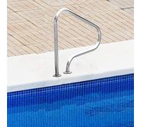 YKMYXZ, Pasamanos for piscina de 3 curvas, barandilla de seguridad humanizada for piscina, pasamanos de piscina de fácil montaje, agarraderas de seguridad for piscina