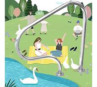 YKMYXZ, Pasamanos for piscina, duradero, for piscina, spa o parque acuático, 1 unidad, 1,5 mm(1.5Mm)